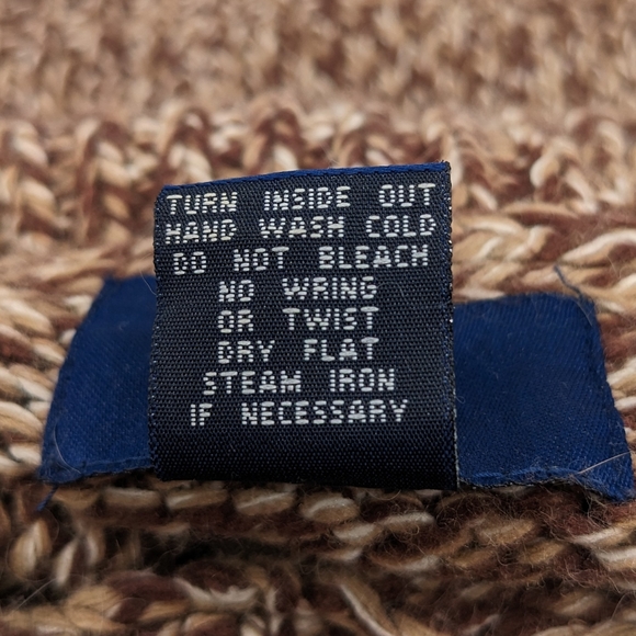 SO GSGC Sweater Turtle Neck Brown Knit Junior Size XL - Picture 5 of 5